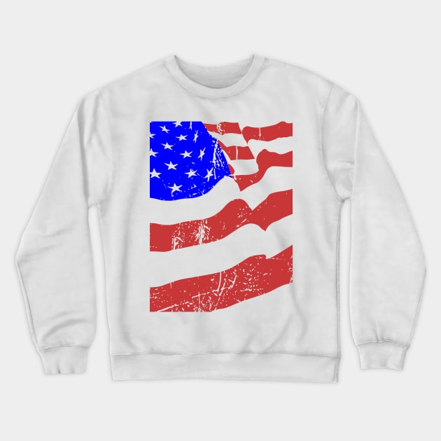 Stars and stripes Crewneck Sweatshirt by beangrphx